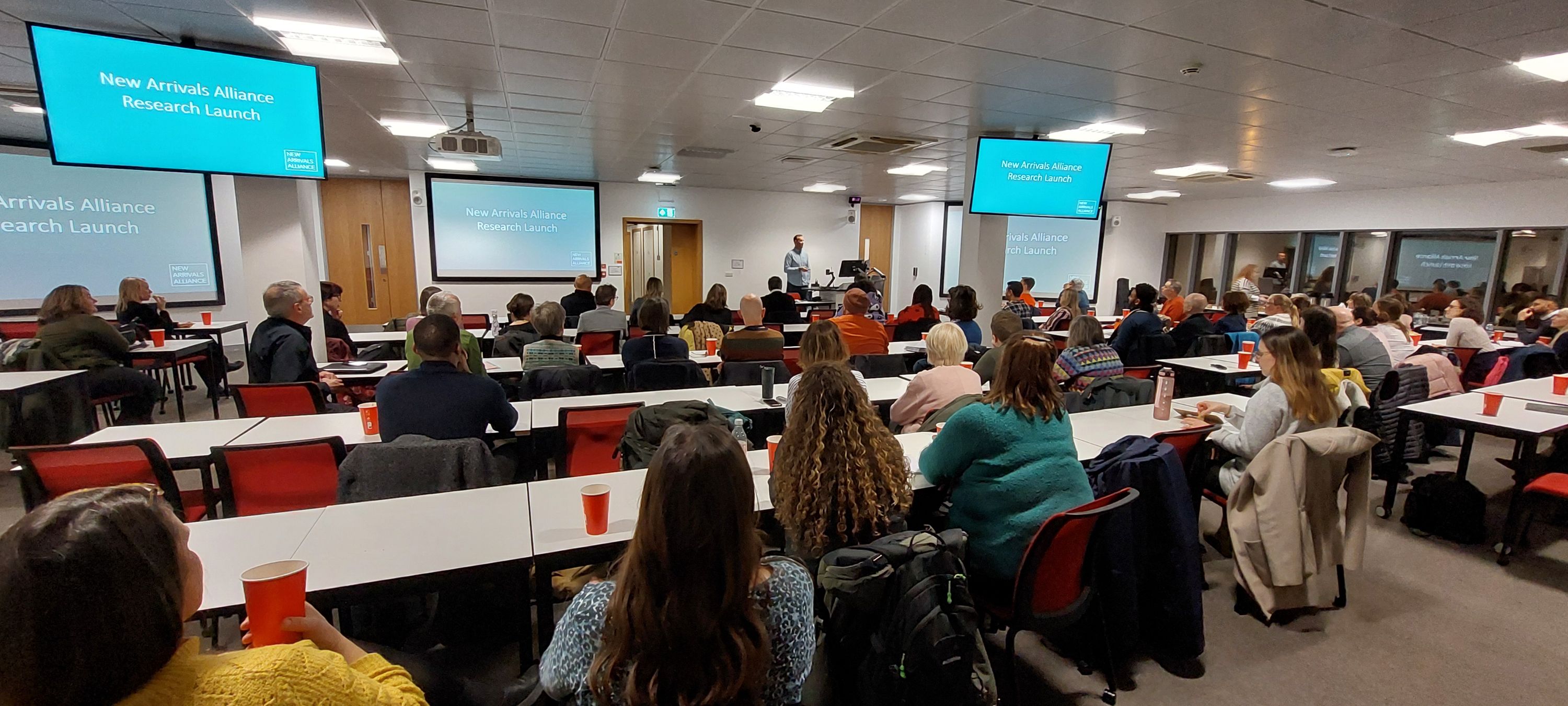 Photo of the New Arrivals Alliance Research Launch Event