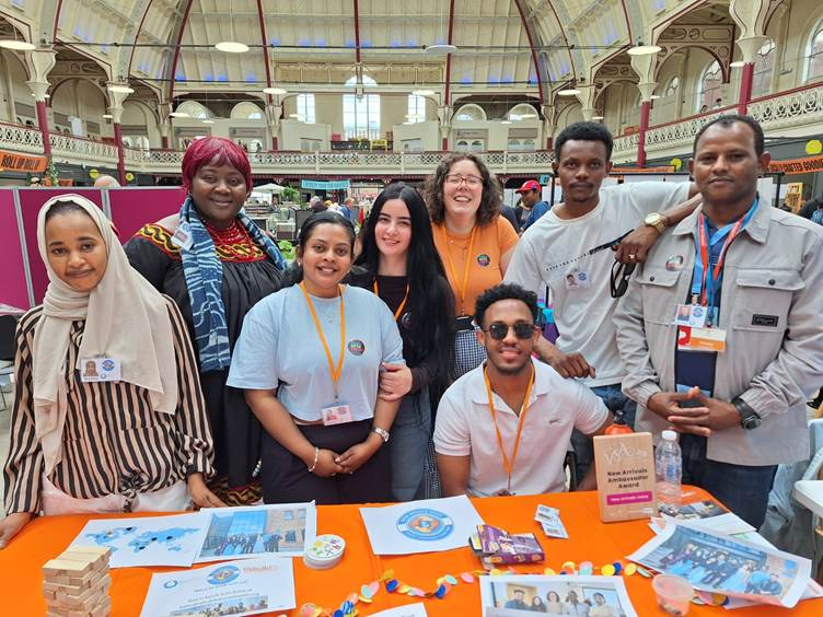 Photo: NA Voices Group at Hello Derby at Derby Market Hall