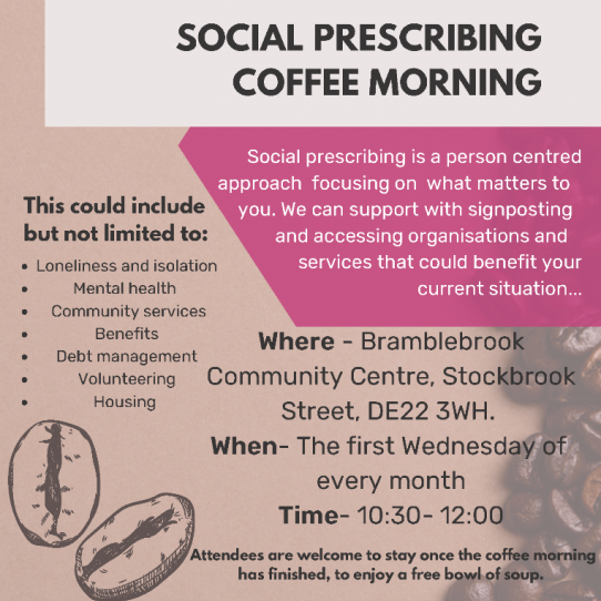 Social Prescribing Coffee Morning - Bramblebrook