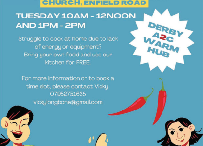 Community Kitchen at Derby A2C Warm Hub