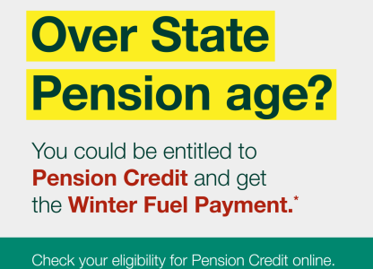 Pensioners urged to take up Pension Credit