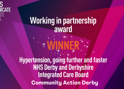 Derby Health Inequalities Partnership wins NHS Communicate Award!