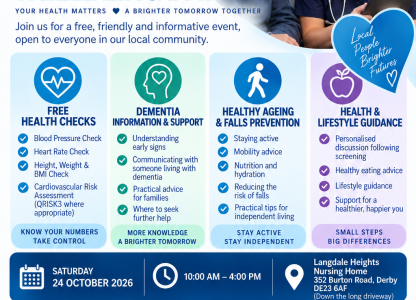 Free Community Health and Wellbeing Event in Derby