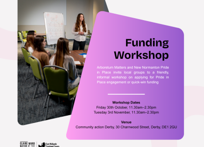 Arboretum Matters and New Normanton Pride in Place Funding Workshop