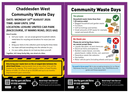 Chaddesden West Community Waste Day