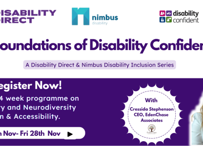 Build Your Foundations of Disability Confidence – Free Webinar Series This November