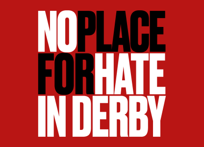 Community Action signs up to the No Place for Hate in Derby network